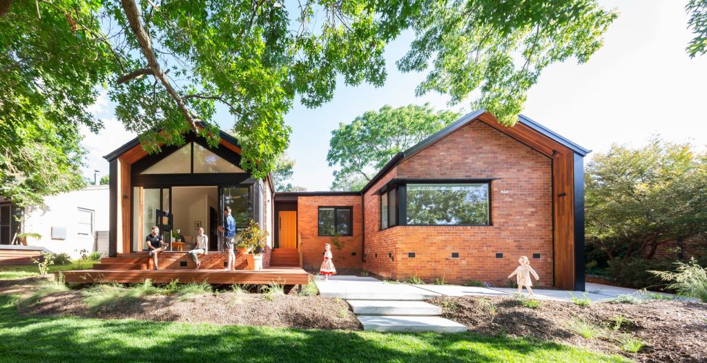 A Canberra house designed by Light House Architecture and Science's Jenny Edwards. Photo: Ben King