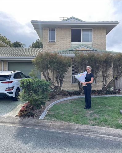 Purchased home after renting bought dog